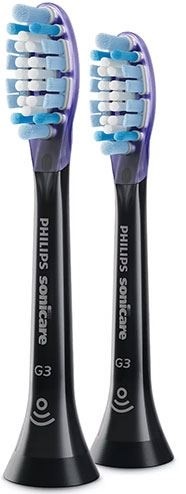 Pack 2x Recargas p/ Escova de Dentes Elétrica C3 Premium Gum Care (Preto) - PHILIPS