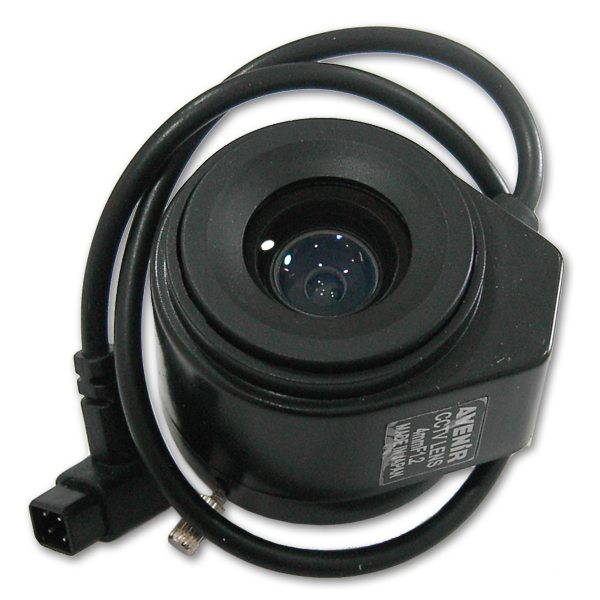 Lente Focagem DC 4 mm 1/3 F1.2 Rosca CS