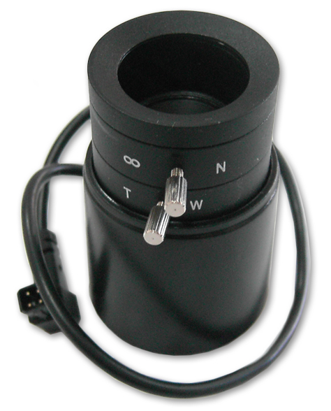 Lente Focagem DC 6 ~ 16 mm 1/3 F1.4 Rosca CS