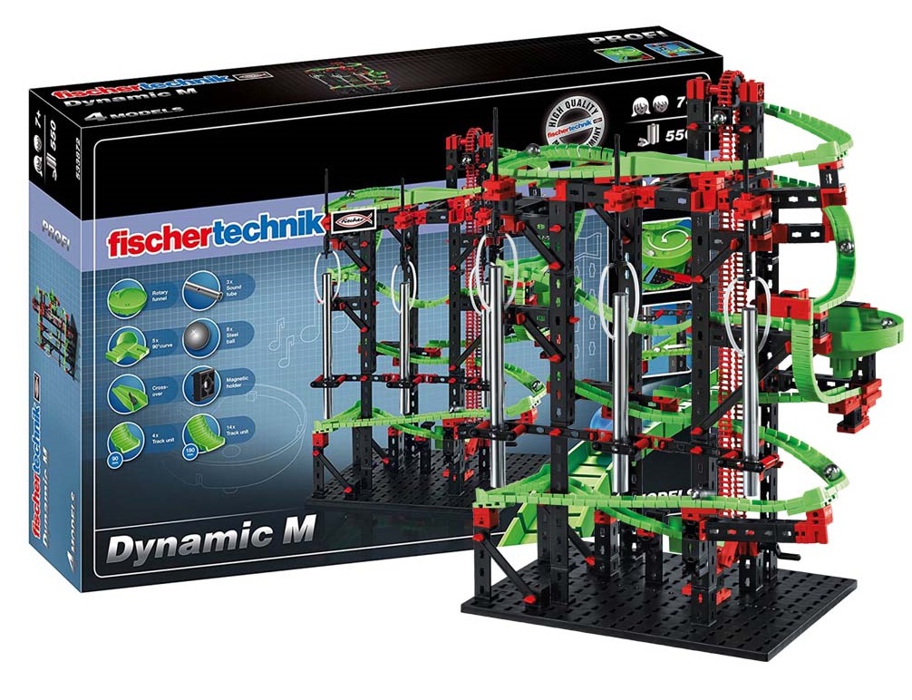 Conjunto de Construção Dynamic M (4 modelos) - FISCHERTECHNIK