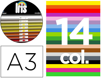 Cartolina Guarro A - 3 29,7X42 cms Conteudo A Cores Sortidas185 Grs