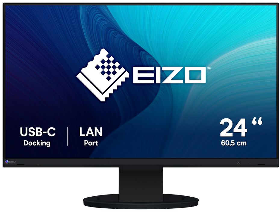 Monitor FlexScan LED 23.8 EV2490 - BK Full HD (Preto) - EIZO