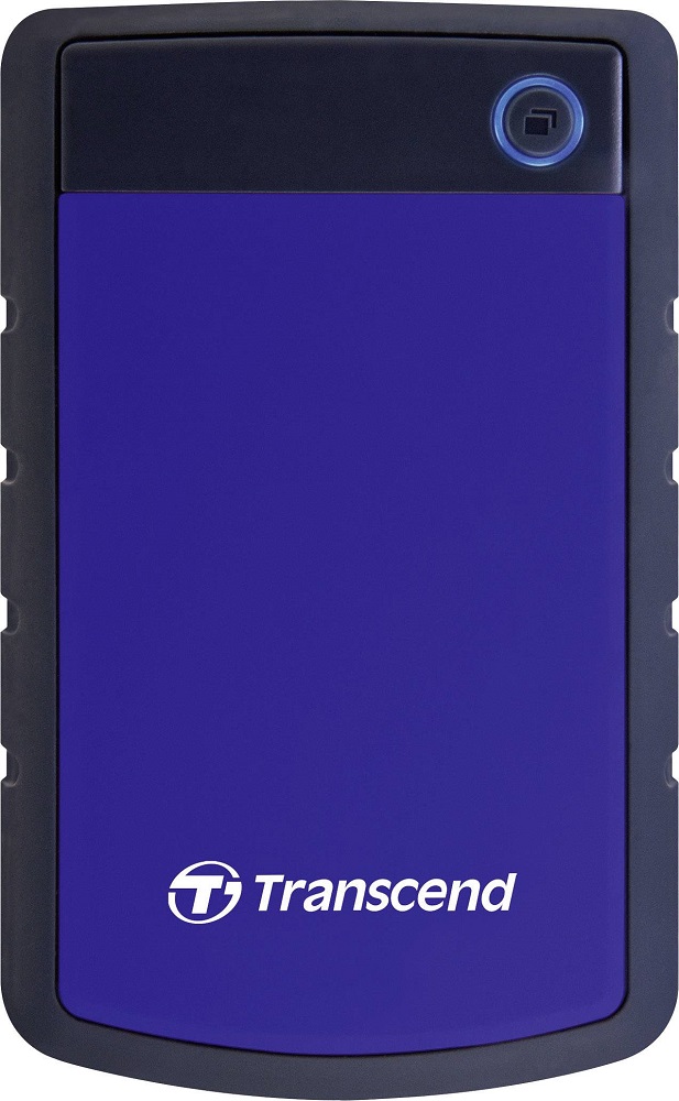 Disco Externo 2TB Storejet 2.5 USB 3.0 (Preto/Azul) - TRANSCEND 