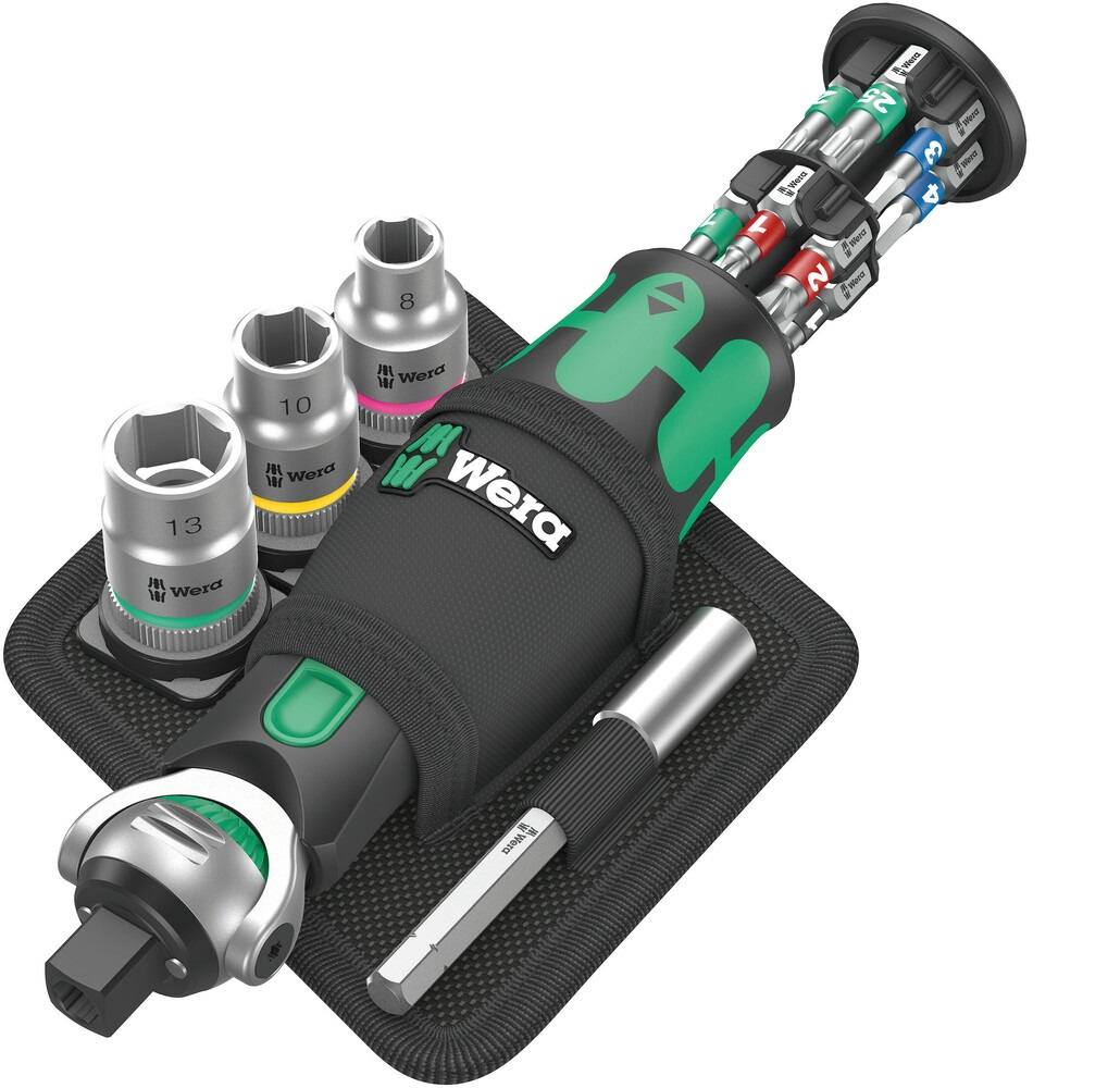 Chave de Roquete + Bits (18 Peças) - WERA