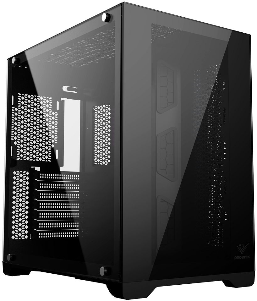 Caixa ATX Zephyer Gaming (Preto) - PHOENIX