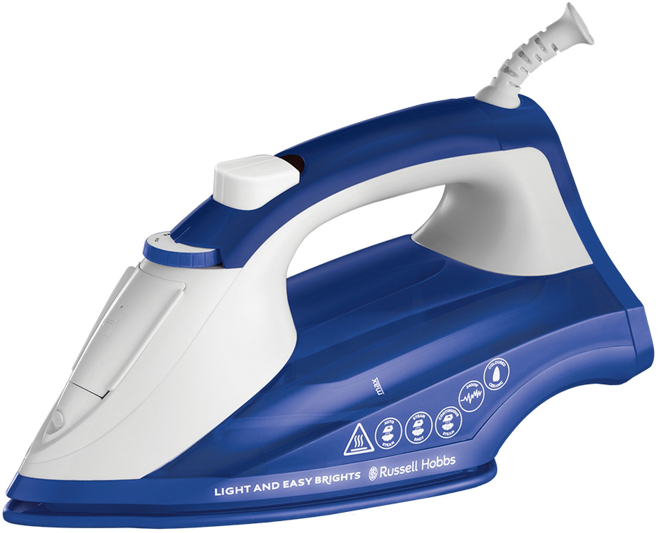 Ferro a Vapor 2400W (Azul/Branco) - RUSSELL HOBBS