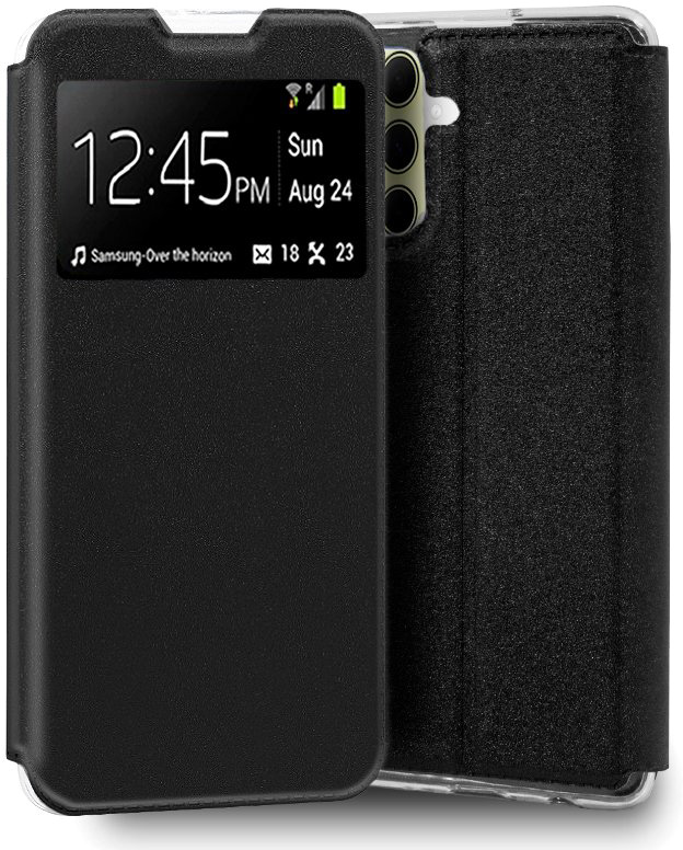 Capa Flip p/ Samsung A356 Galaxy A35 5G (Preto) - COOL