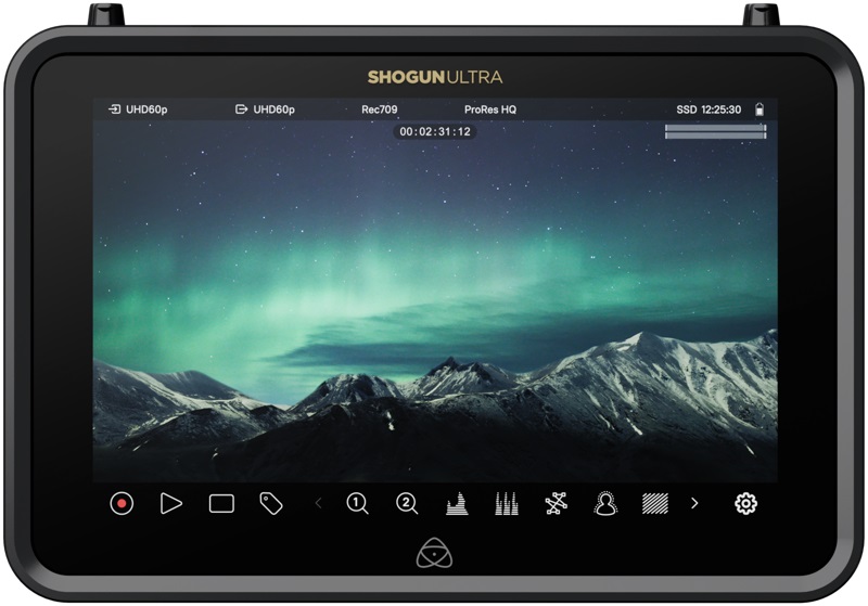 Monitor Tátil 7 Shogun Ultra LED (Preto) - ATOMOS