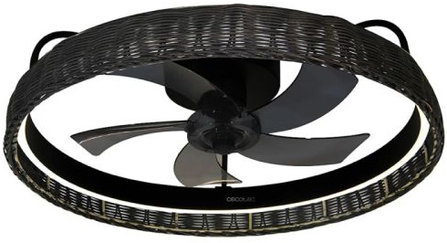 Ventoinha de Teto Energysilence Lampaero 600 20W (Preto) - CECOTEC