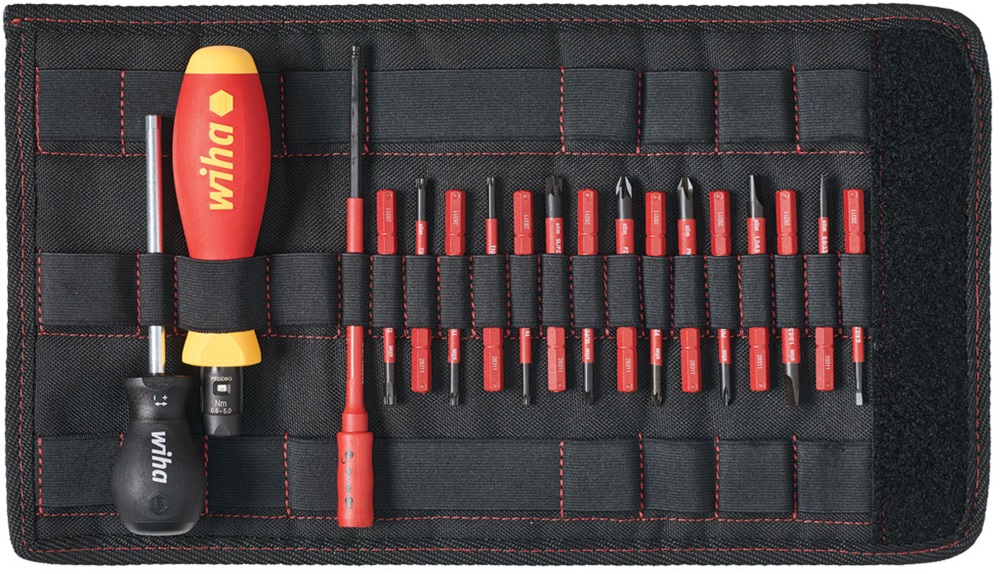 Chave de Fendas de TorqueVario - S Elétricas + 15 Bits - WIHA