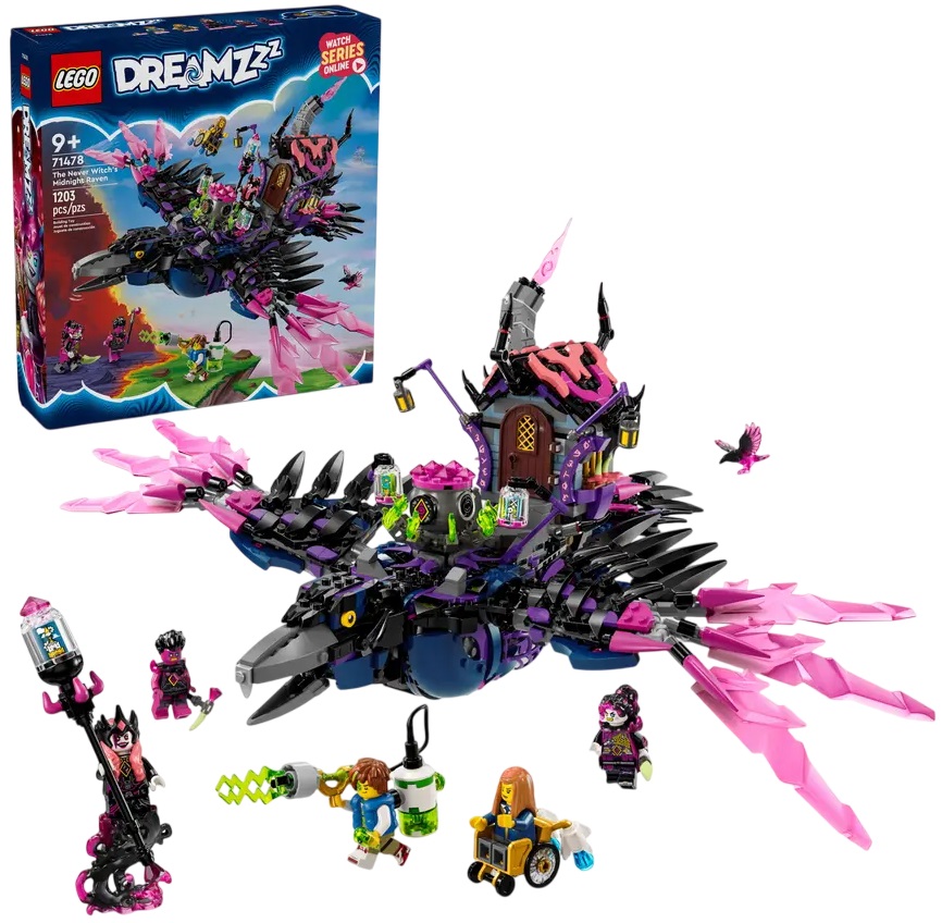 LEGO DREAMZzz: Corvo da Meia - Noite da Bruxa do Nunca - LEGO