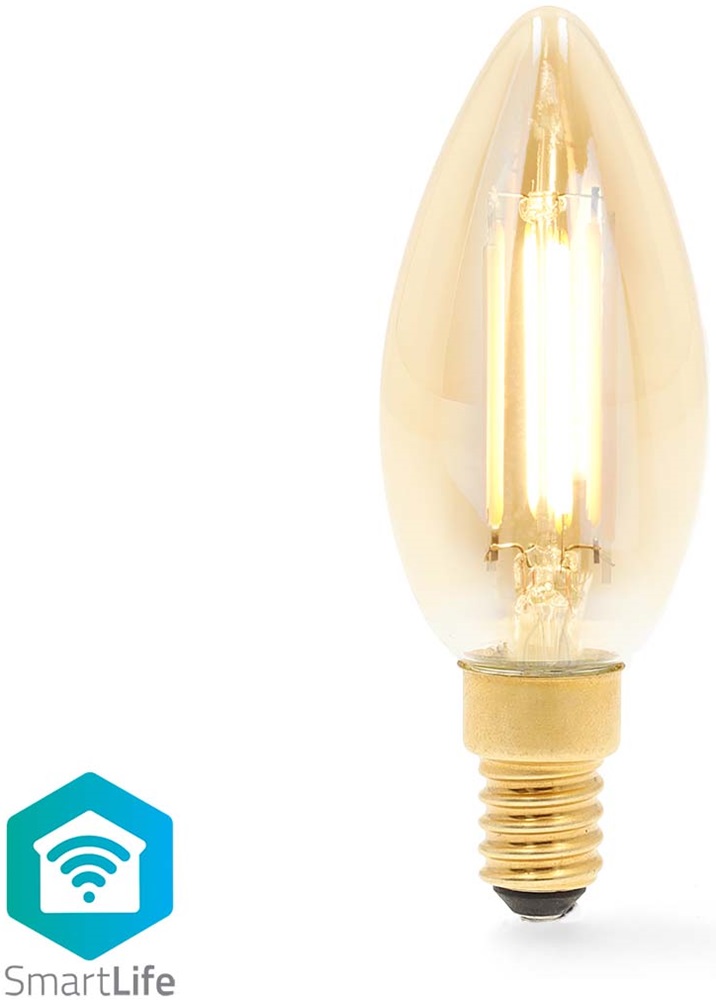 Lâmpada LED E14 Filamento 220V 4,9W Branco Q. 3000K 470Lm - NEDIS