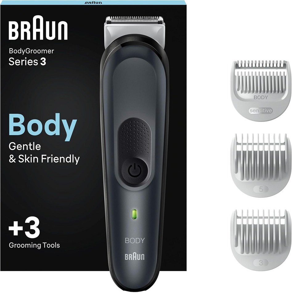 Aparador Corporal Body Groomer 3 BG3350 (Preto/Cinzento) - BRAUN