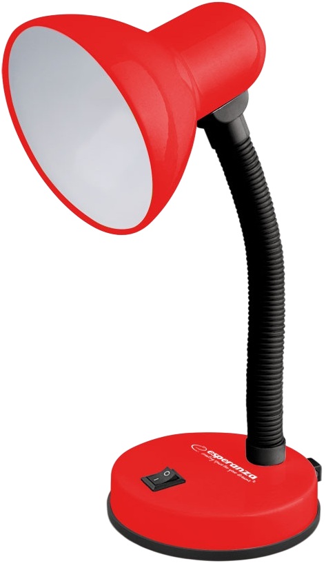 Candeeiro de Mesa E27 VEGA (Vermelho) - ESPERANZA