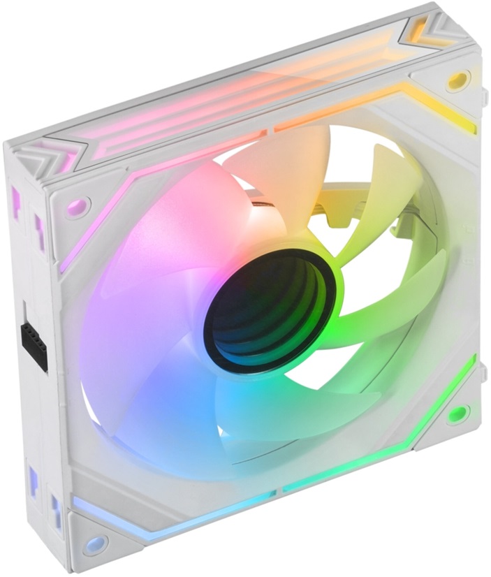 Ventoinha 120mm MF - LINKFINITYW PWM ARGB (Branco) - MARS - GAMING