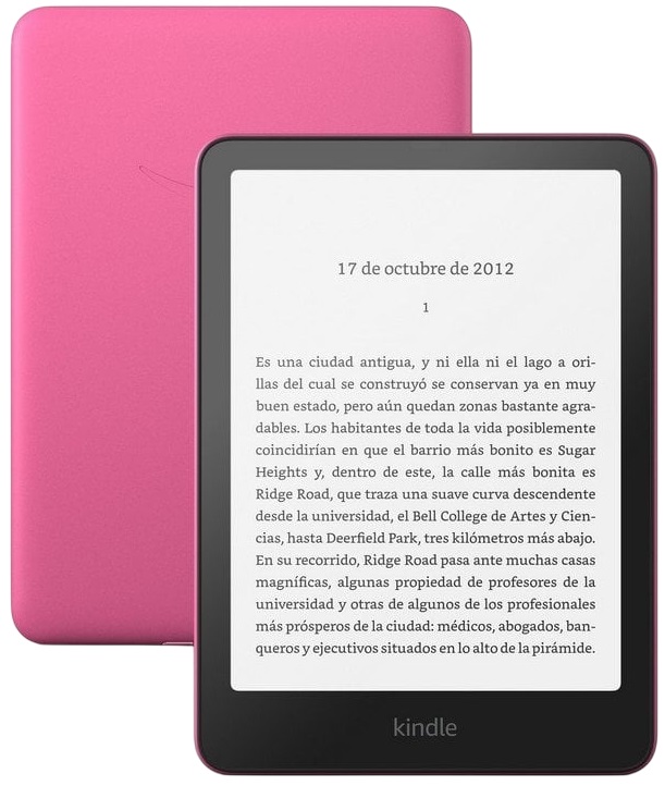 Amazon Kindle Leitor E - Book Ecrã Táctil 16GB Wi - Fi (Rosa)