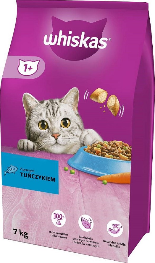 Ração Seca Atum p/ Gato Adulto (7Kg) - WHISKAS