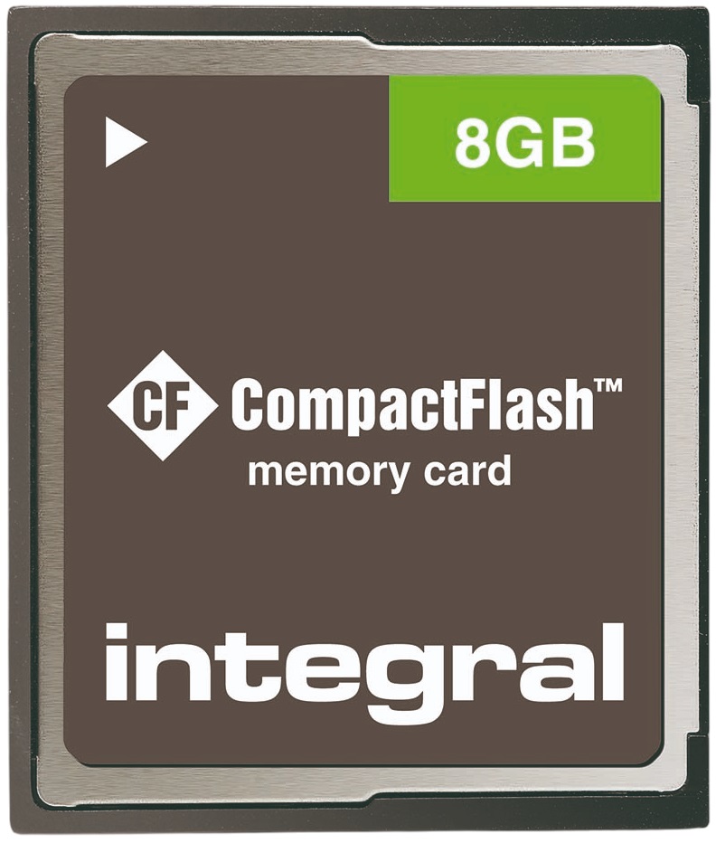 Cartão de Memória 8GB CF (Compact Flash) - INTEGRAL
