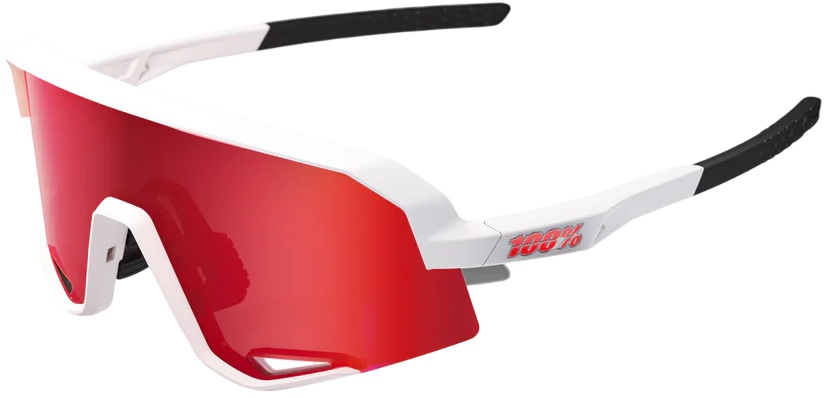 Óculos Slendale Matte White HiPER (Vermelho) - 100%