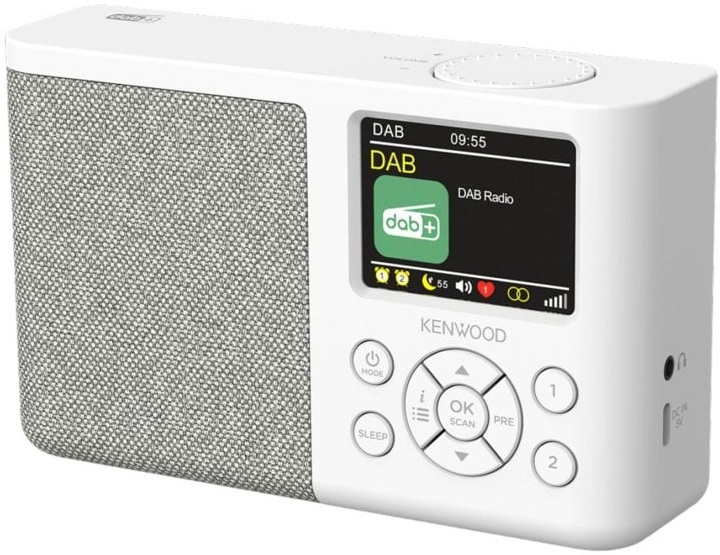 Rádio Portátil CR - M33DAB - W Bluetooth DAB+/FM (Branco) - KENWOOD