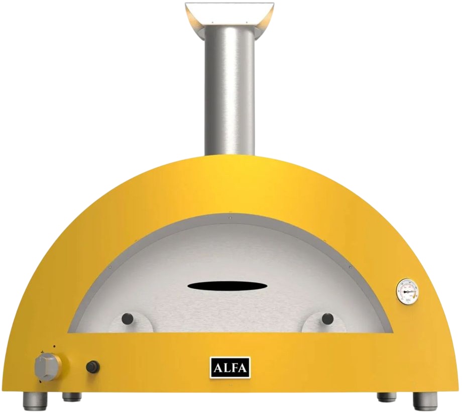 Forno de Pizza Híbrido Moderno 5 Pizze (Amarelo) - ALFA