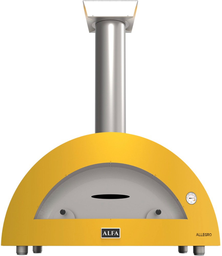 Forno de Pizza a Lenha Moderno 5 Pizze (Amarelo) - ALFA