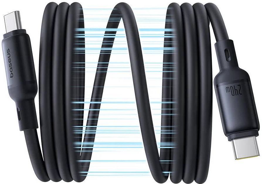 Cabo Magnético PicoGo USB - C Macho - USB - C Macho PD 240W Preto (1m) - BASEUS
