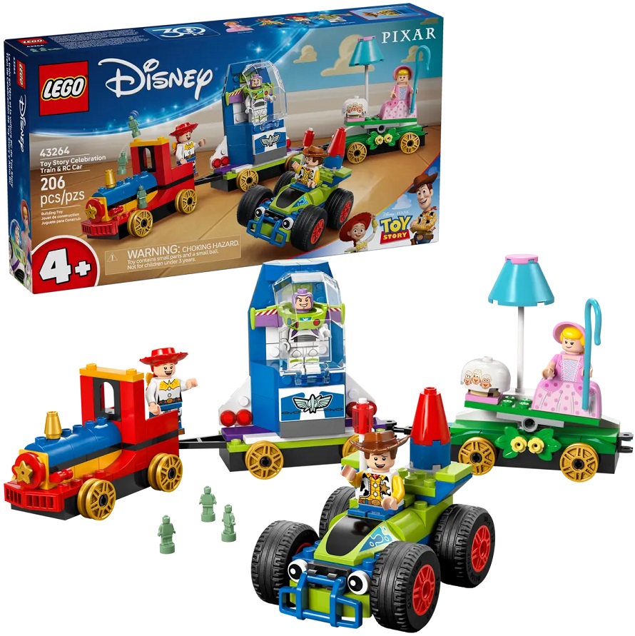 LEGO Disney: Comboio e Carro RC de Celebração Toy Story - LEGO