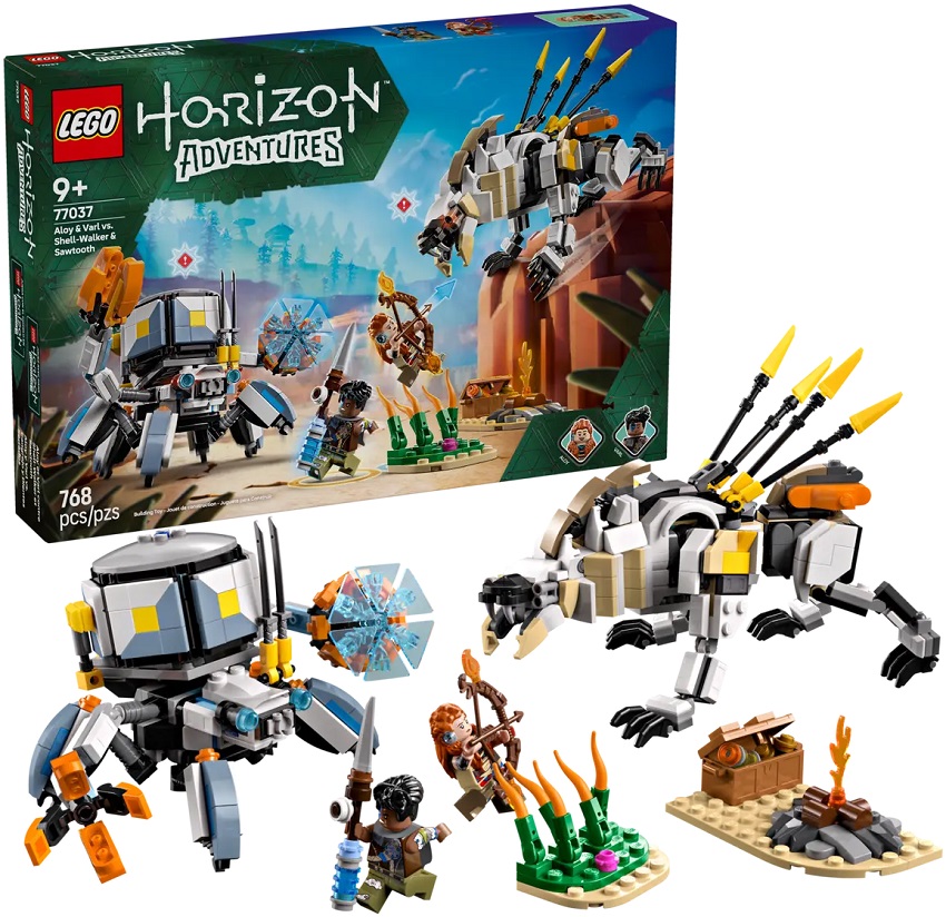 LEGO Horizon: Aloy e Varl contra Carapaça e Dentes de Serra - LEGO