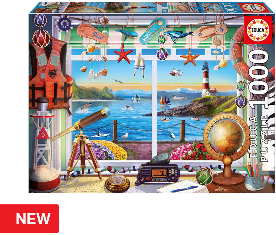 Puzzle 1000 Vida no Porto - EDUCA