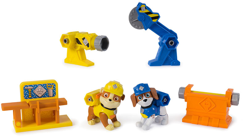 Figuras Pack 2 Rubble y Wheeler Power Tool Pups - SPIN MASTER