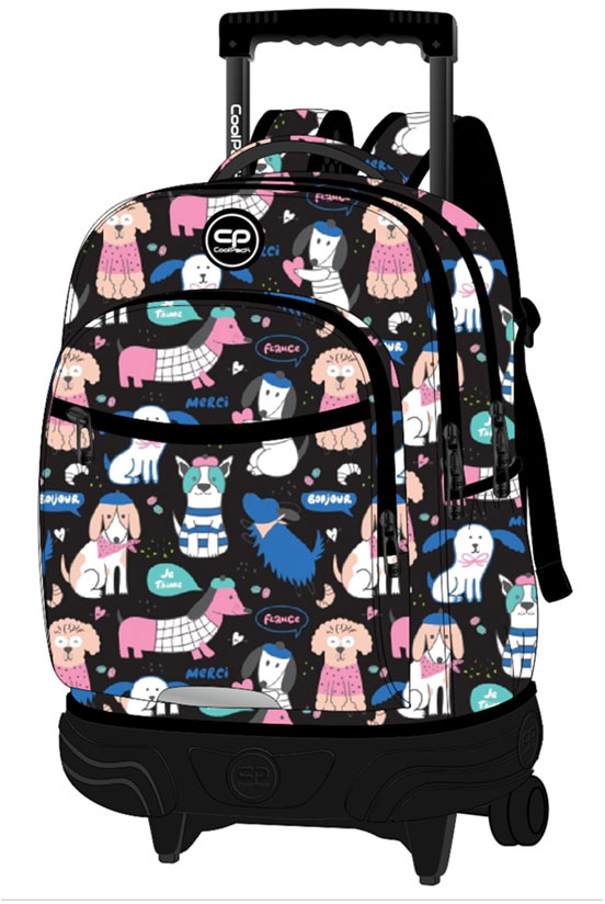 Mochila Trolley Buzzer Cute Dogs - COOLPACK