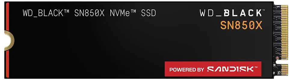 SSD M.2 2280 WD Black SN850X 8TB 3D NAND NVMe PCIe Gen 4.0x4 - WESTERN DIGITAL