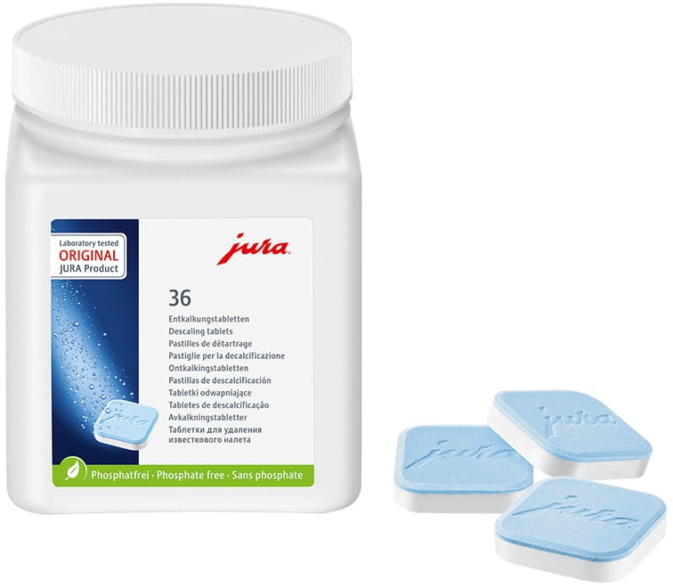 Pack 36x Pastilhas Descalcificantes p/ Máquinas de Café - JURA