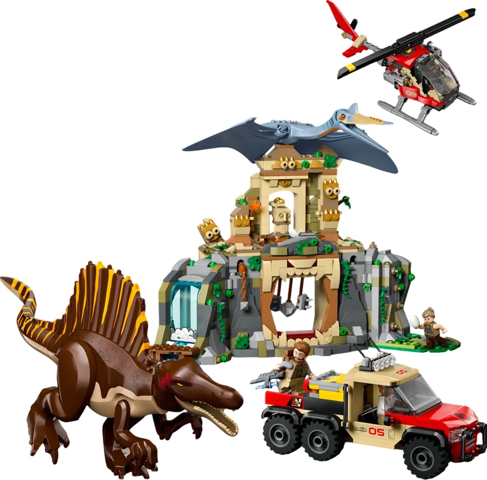 LEGO Jurassic World: Missão Aérea com Espinossauro e Quetzalcoatlus - LEGO