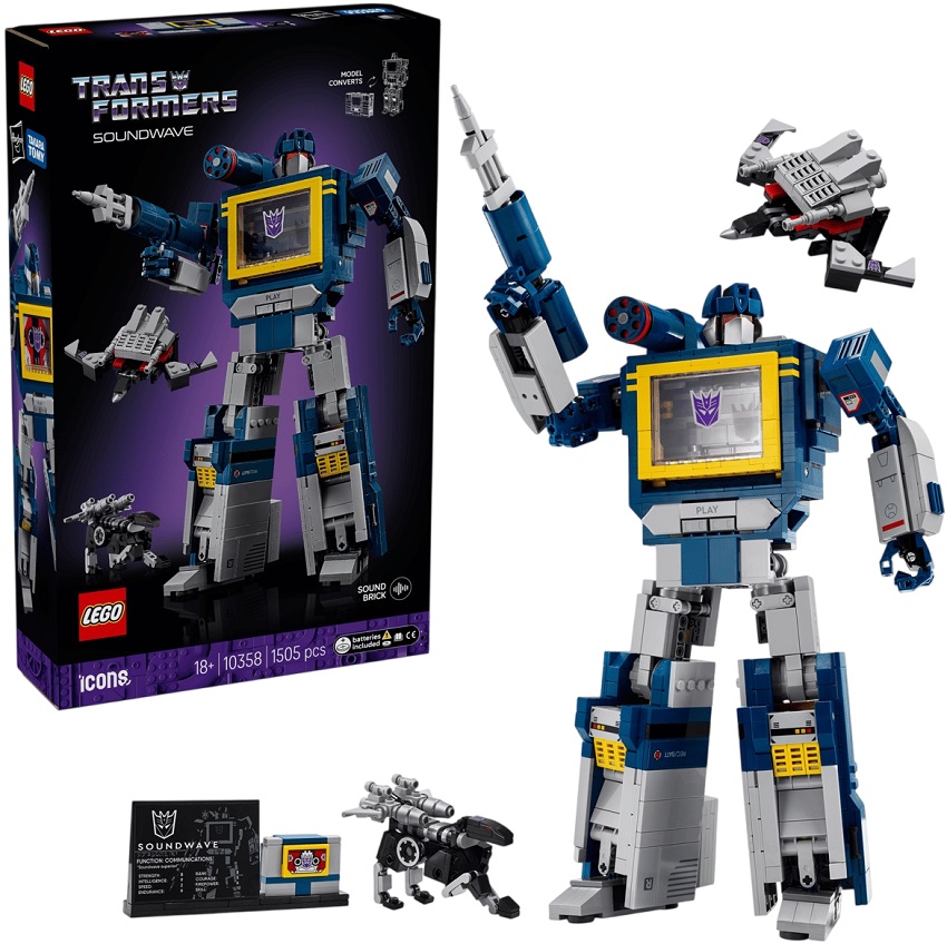 LEGO Icons: Transformers: Soundwave - LEGO