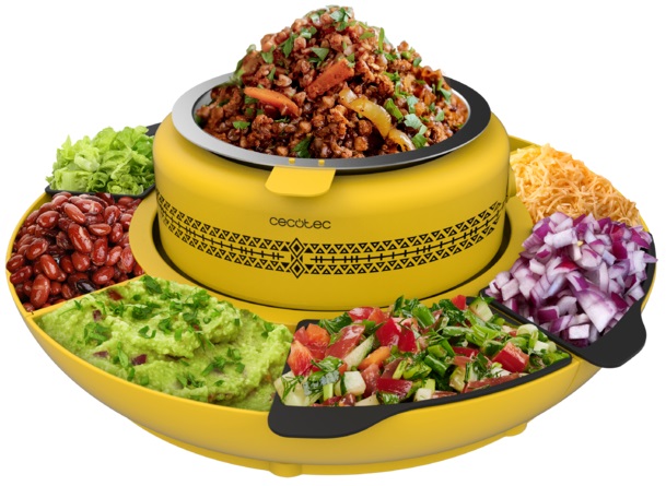 Máquina Fun Taco Andale 0.6L 40W (Amarelo) - CECOTEC
