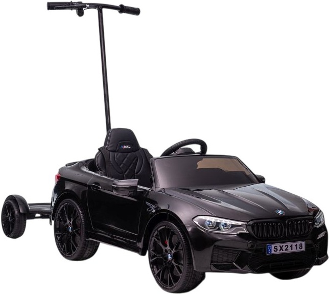 Carro Elétrico Infantil BMW M5 c/ Plataforma p/ Adulto (Preto)