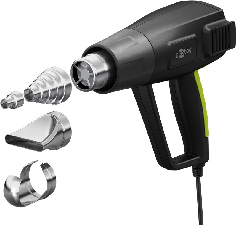 Pistola de Ar Quente Premium 1500W + Acessórios - GOOBAY