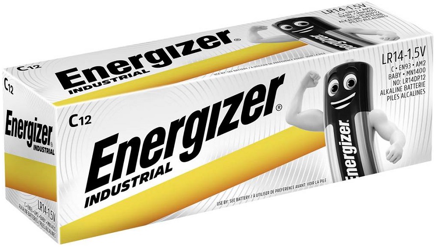 Pack 12x Pilhas Alcalinas 1,5V C / LR14 - ENERGIZER