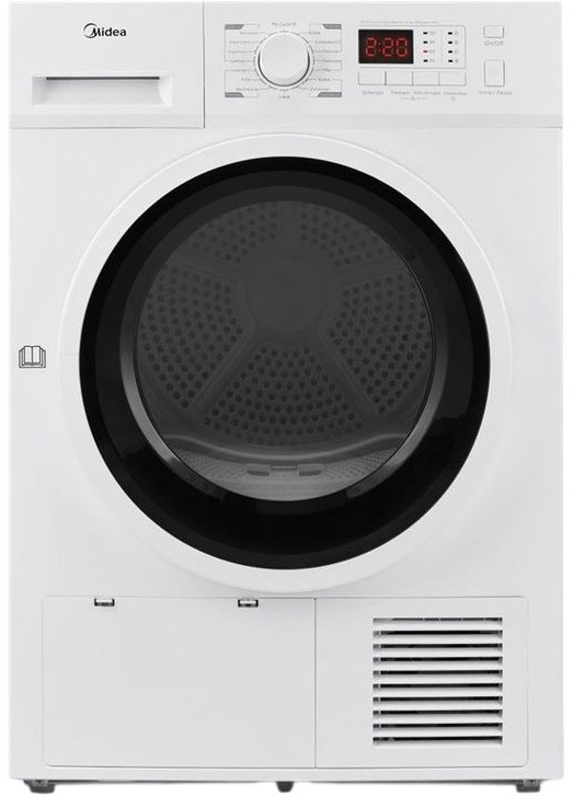 Máquina de Secar Roupa MDG09H80/W - ES 8Kg Bomba de Calor (Branco) - MIDEA