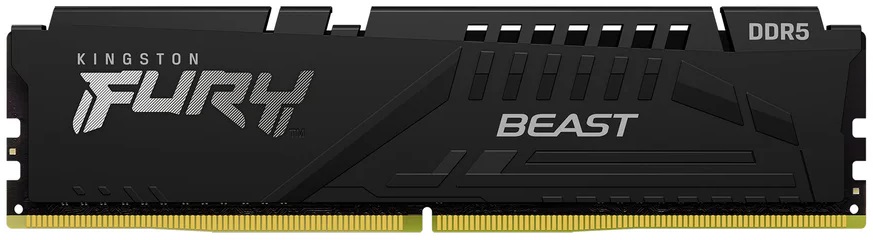 Memória RAM DIMM Fury Beast 16GB (1x16GB) DDR5 - 6000MHz (AMD Expo/Intel XMP) CL30 - KINGSTON