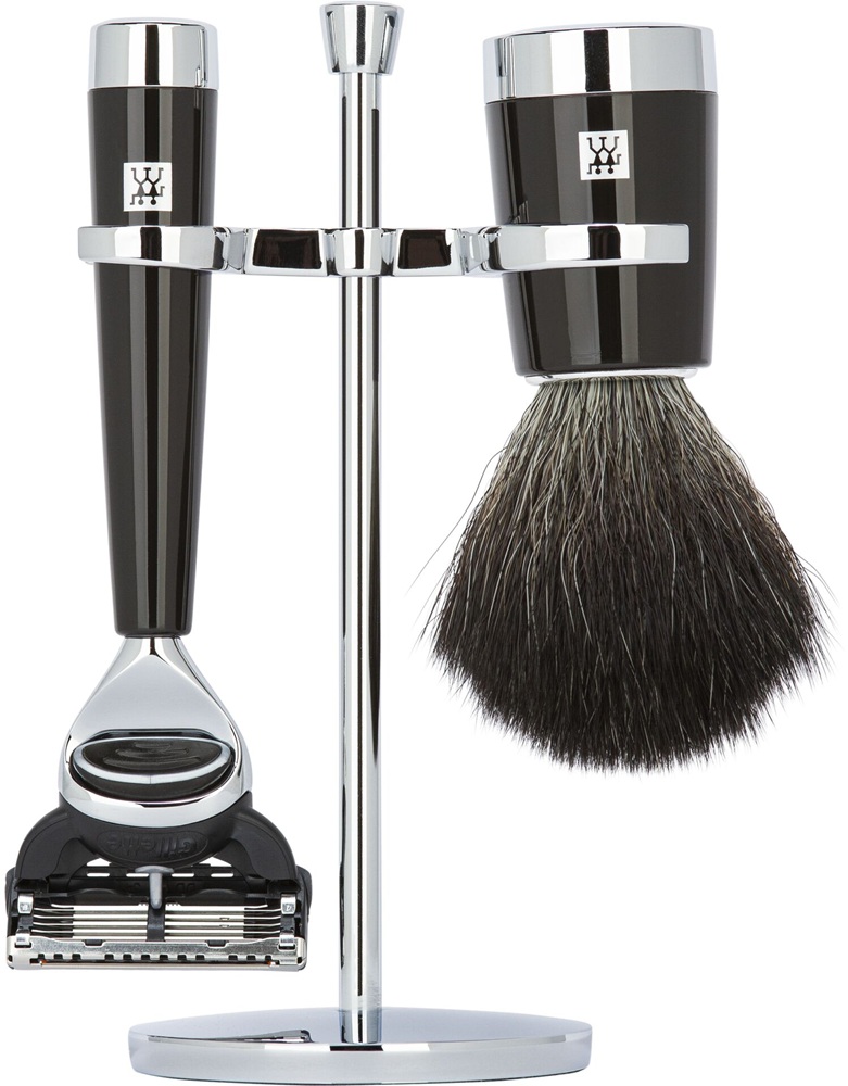 Pack de Barbear 3 - EM - 1 (Preto/Inox) - ZWILLING