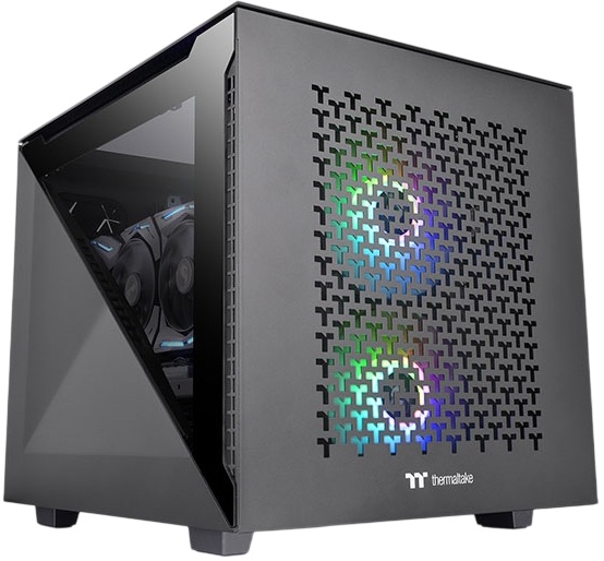 Caixa ATX Divider 200 TG Air Micro Tower (Preto) - THERMALTAKE