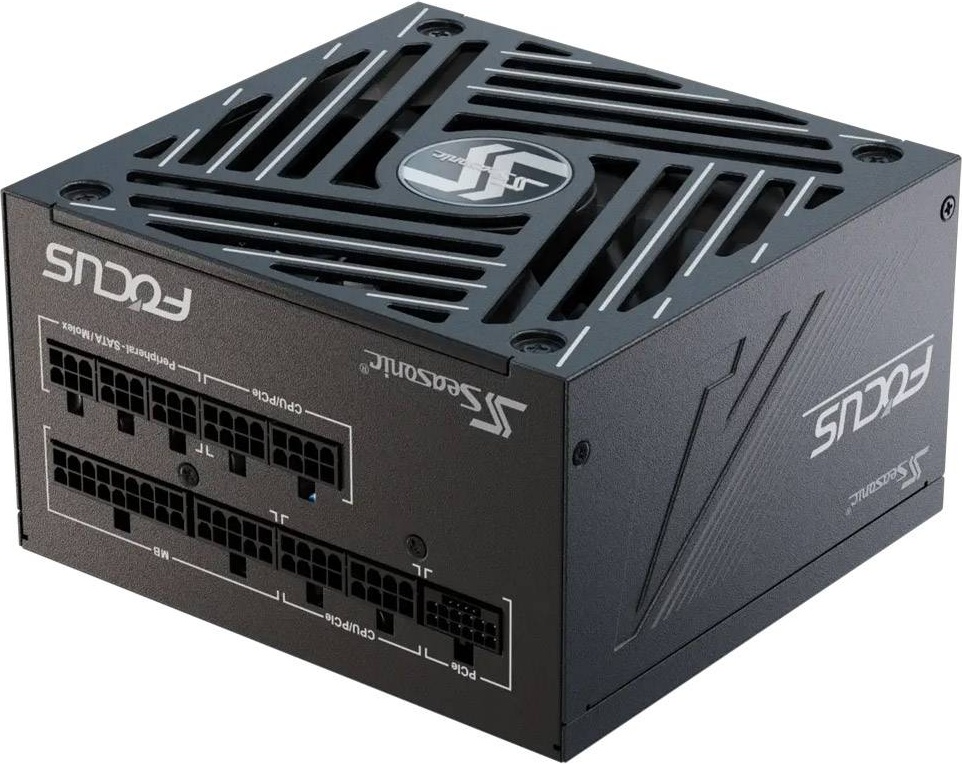 Fonte de Alimentação ATX Focus GX - 750W V4 ATX 3.1/PCIe 5.1 80 Plus Gold Full Modular - SEASONIC
