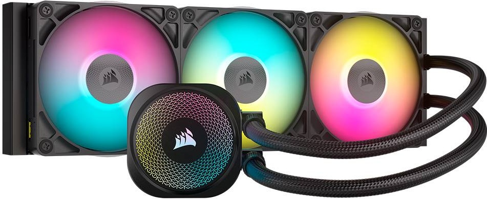 Water Cooler CPU iCue Link Titan 360 RX LCD 360mm (Preto) - CORSAIR