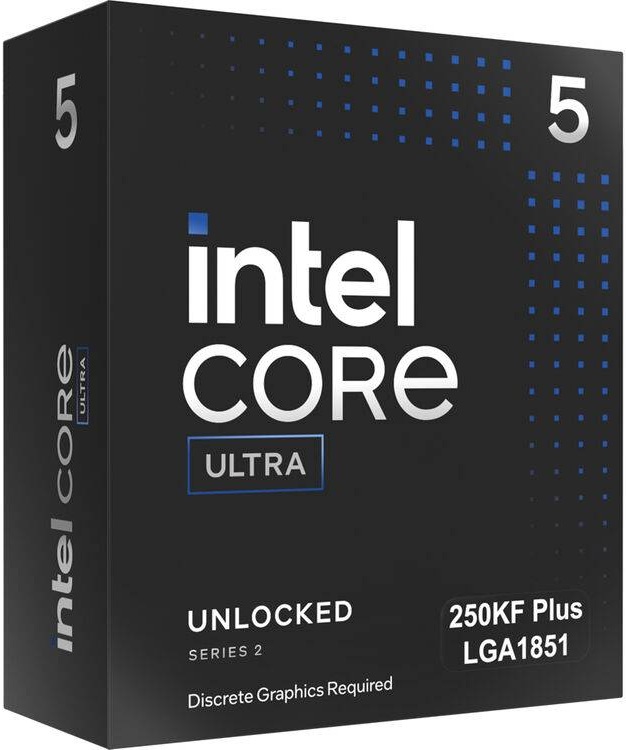Processador Core Ultra 5 250KF Plus (Series 2) 18 - Core 3.3GHz c/Turbo 5.3GHz 30MB Skt1851 - INTEL