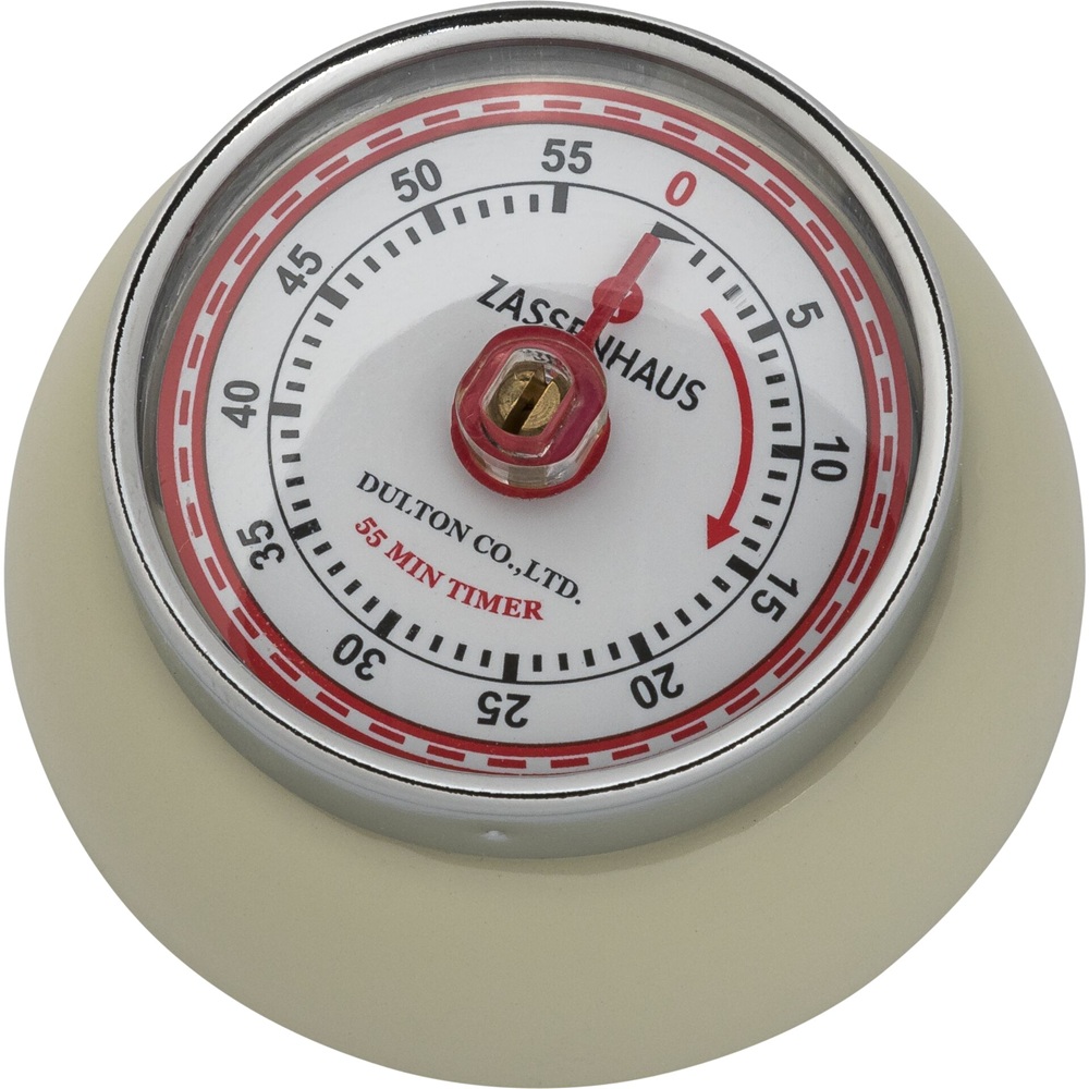 Temporizador de Cozinha Mecânico Speed (Creme) - ZASSENHAUS