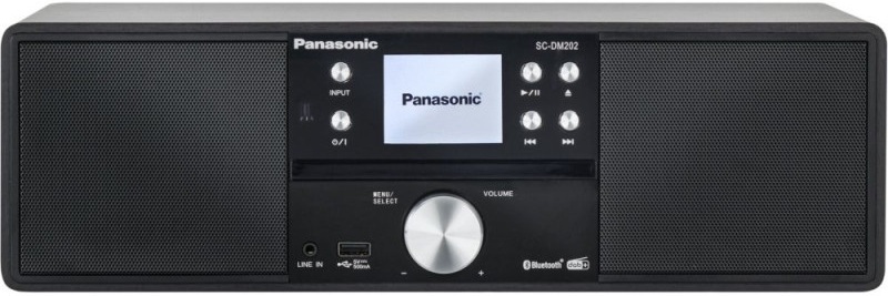 Micro Sistema de Áudio 24W SC - DM202EG - K (Preto) - PANASONIC