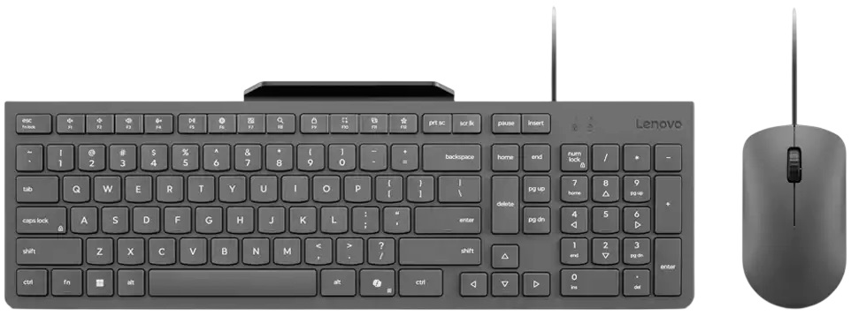 Pack Teclado + Rato 310 USB - A Combo PT c/ Fios (Cinzento) - LENOVO